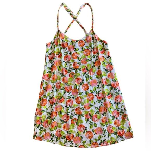 BCBG Paris Peach in Paradise All Occasion Rayon Cover-Up Dress Size Small - Picture 3 of 11